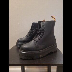 Dr Marten Vegan Leather Jadon Platform Combat Boots